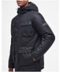 Men's Barbour International Galloway Waxed Cotton Jacket - Black