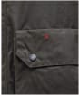 Men's Barbour Saltburn Waxed Cotton Jacket - Archive Olive