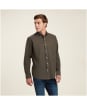 Men’s Ariat Clement Long Sleeve Wrinkle Free Cotton Shirt - Earth Heather