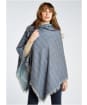 Women's Dubarry Hazelwood Teflon® Tweed Poncho - Denim Haze