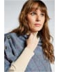Women's Dubarry Hazelwood Teflon® Tweed Poncho - Denim Haze