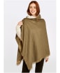 Women's Dubarry Hazelwood Teflon® Tweed Poncho - Elm