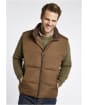 Men’s Dubarry Graystown Fleece Lined Polyester Gilet - Walnut