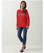 Women’s Crew Clothing Anchor Graphic Sweater - Red