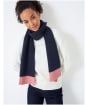 Women’s Crew Clothing Knitted Scarf - Navy / Pink