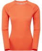 Women's Montane Dart Long Sleeve T-Shirt - Tigerlily