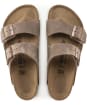Birkenstock Arizona Oiled Leather Sandals - Regular Footbed - Adjustable Fit - Tobacco Brown