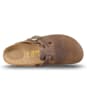 Birkenstock Boston Oiled Leather Clogs - Narrow Footbed - Tobacco Brown