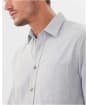 Men’s R.M. Williams Long Sleeve Cotton Collins Shirt - Olive