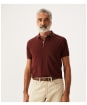 Men's R.M. Williams Rokewood Short Sleeved Polo Shirt - Burgundy