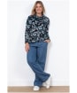 Women’s Lily & Me Relaxed Everyday Funnel Neck Jumper - Navy