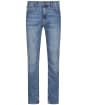 Men's GANT Classic Regular Fit Mid Rise Jeans - Mid Blue Worn In