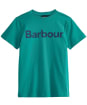 Boy's Barbour Staple T-Shirt, 10-15yrs - Fender Teal