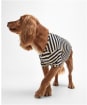 Barbour Dog Printed Logo Striped T-Shirt - Navy / Ecru