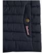 Girl's Barbour Glasney Quilted Gilet, 6-9trs - Dark Navy / Abstract Rainbow