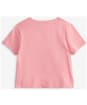 Girl's Barbour Annabelle Short Sleeve Cotton T-Shirt, 6-9yrs - Hibiscus