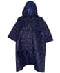 Women's Barbour Showerproof Packaway Poncho - Navy / Cloud Sketched Dog