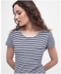 Women's Barbour Harewood Stripe Dress - Navy Multi Stripe
