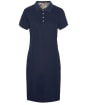 Women's Barbour Polo Dress - Navy / Primrose Hessian