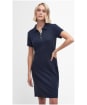 Women's Barbour Polo Dress - Navy / Primrose Hessian