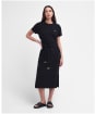 Women's Barbour International Whitson Midi Dress - Black