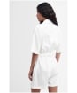 Women's Barbour International Rosell Cotton Linen Blend Playsuit - White