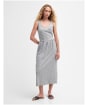 Women's Barbour Woodford Jersey Midi Dress - Navy Stripe