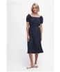 Women's Barbour Hollowtree Off The Shoulder Dress - Navy