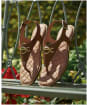 Women's Barbour Vivienne Leather Toe Post Sandals - Cognac