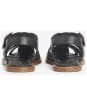 Women's Barbour Macy Leather Fishermans Style Sandals - Black