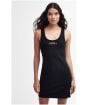 Women's Barbour International Ozanne Rib Tank Mini Dress - Black