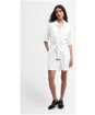 Women's Barbour International Rosell Cotton Linen Blend Playsuit - White