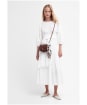 Women's Barbour Kelburn Cotton Midi Dress - White