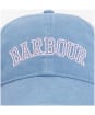 Women's Barbour Emily 6 Panel Cotton Sports Cap - Chambray / Shell Pink