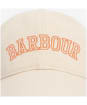 Women's Barbour Emily 6 Panel Cotton Sports Cap - Parchment / Apricot Crush