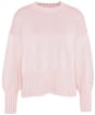 Women's Barbour Clifton Knitted Funnel Neck Jumper - Shell Pink