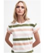 Women's Barbour Lyndale Top - Soft Apricot Stripe
