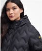Women's Barbour International Smith Quilted Jacket - Black