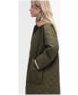 Women's Barbour Lockton Quilted Jacket - Army Green / Ancient Tartan