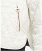 Women's Barbour Caroline Short Quilted Jacket - Antique White / Dress Lemon