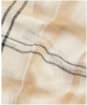 Women's Barbour Ryhope Lightweight Cotton Linen Blend Check Scarf - Primrose Hessian