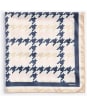 Women's Barbour Houndstooth Printed Head/Neck Scarf - Primrose Hessian