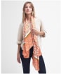 Women's Barbour Kelley Lightweight Printed Scarf - Apricot Crush