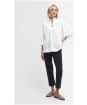 Women's Barbour Kelburn Textured Cotton Top - White