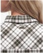 Women's Barbour Angelonia Oversized Cotton Shirt - Olive Check