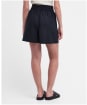 Women's Barbour International Parisse Cotton Linen Blend Shorts - Black