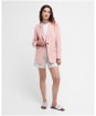 Women's Barbour Vivienne Tailored Fit, Linen Blend Blazer - Primrose Pink / Primrose Hessian