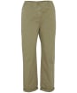 Women's Barbour Cropped Chino Trousers - Khaki