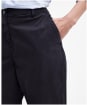 Women's Barbour Cropped Chino Trousers - Navy
