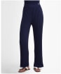 Women's Barbour Julia Knitted Wide Leg Trousers - Navy